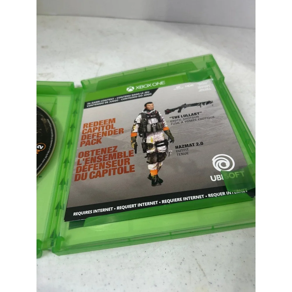 Tom Clancy's The Division 2 Xbox One Ubisoft Video‎ Game 4K HDR 2019